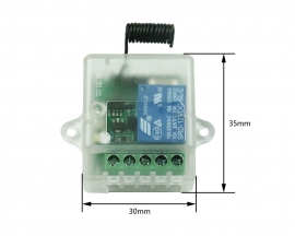 Wireless Remote Control Switch DC 12V Relay Module Lockless Self-locking Delay Controller